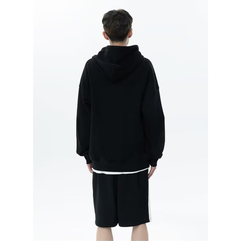 Mới Áo hoodie Dáng Rộng Đơn Giản áo hoodie bigsize Phong Cách retro Mỹ Áo hoodie Nam Nữ