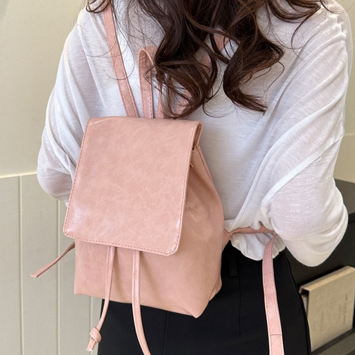 URBAN Balo cặp đi họcThời trang Tiện dụng Da Pu Trơn 2023 NEW GSJ09M 36Z230904