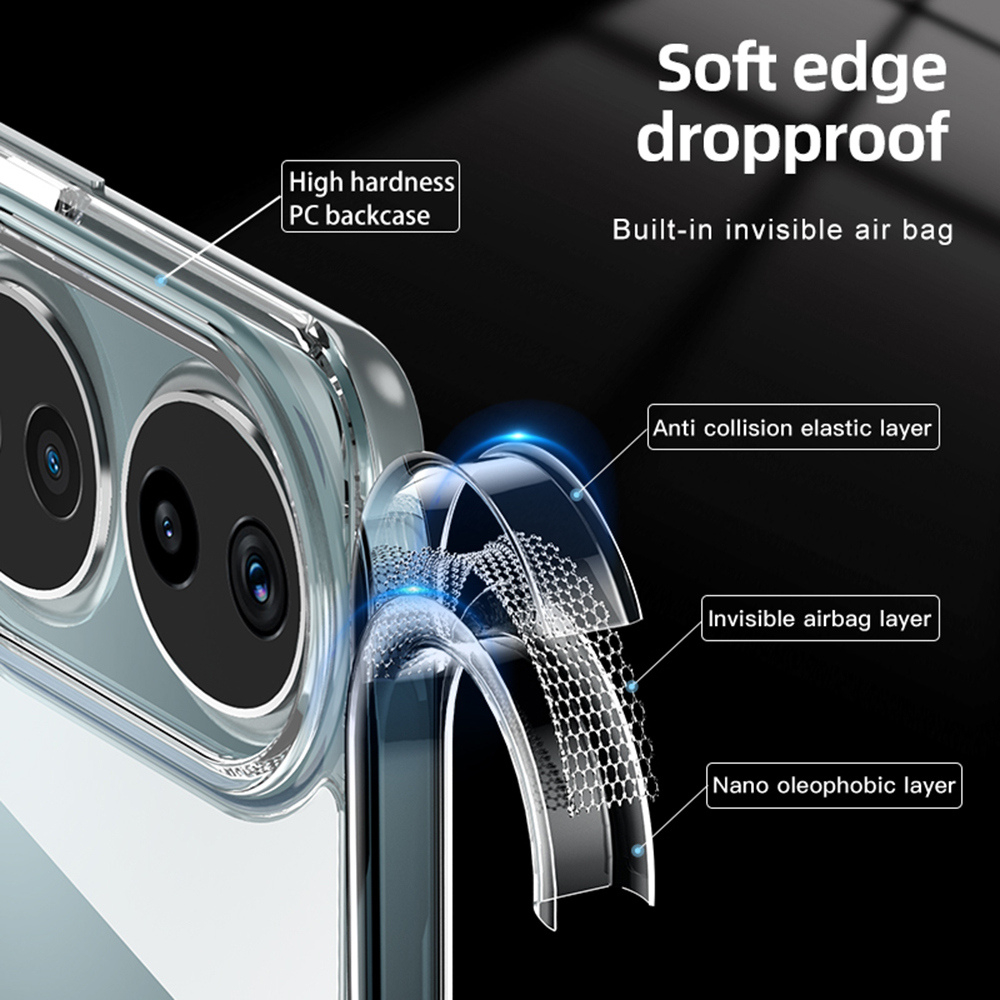 UFLAXE Ốp Cứng Chống Sốc Cho Honor 90 / Honor 90 Pro Ốp Điện Thoại Trong Suốt Mờ Ốp Lưng Bảo Vệ Toàn Diện Bền Chặt Chống Ố Vàng