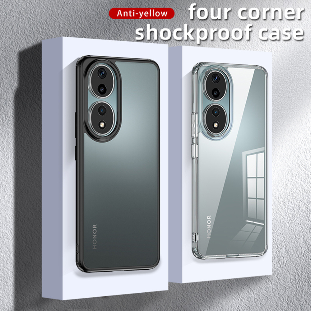 UFLAXE Ốp Cứng Chống Sốc Cho Honor 90 / Honor 90 Pro Ốp Điện Thoại Trong Suốt Mờ Ốp Lưng Bảo Vệ Toàn Diện Bền Chặt Chống Ố Vàng