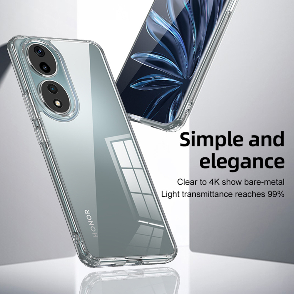 UFLAXE Ốp Cứng Chống Sốc Cho Honor 90 / Honor 90 Pro Ốp Điện Thoại Trong Suốt Mờ Ốp Lưng Bảo Vệ Toàn Diện Bền Chặt Chống Ố Vàng