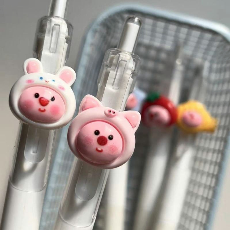 Hoạt Hình Bút Bi Mực Đen Nhanh Khô Ngòi 0.5mm