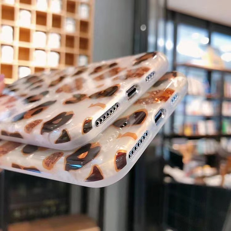 Dễ Thương Ốp Điện Thoại Họa Tiết Da Báo Cho iphone 15 7 8 plus x xs max xr 11 13 13promax 14 promax 12 promax 11 13 14 15 15promax