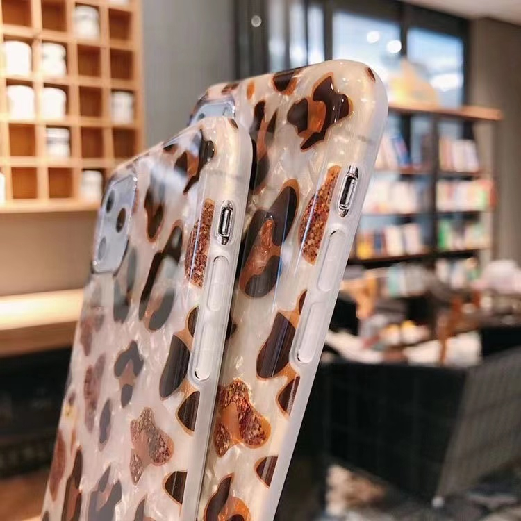 Dễ Thương Ốp Điện Thoại Họa Tiết Da Báo Cho iphone 15 7 8 plus x xs max xr 11 13 13promax 14 promax 12 promax 11 13 14 15 15promax