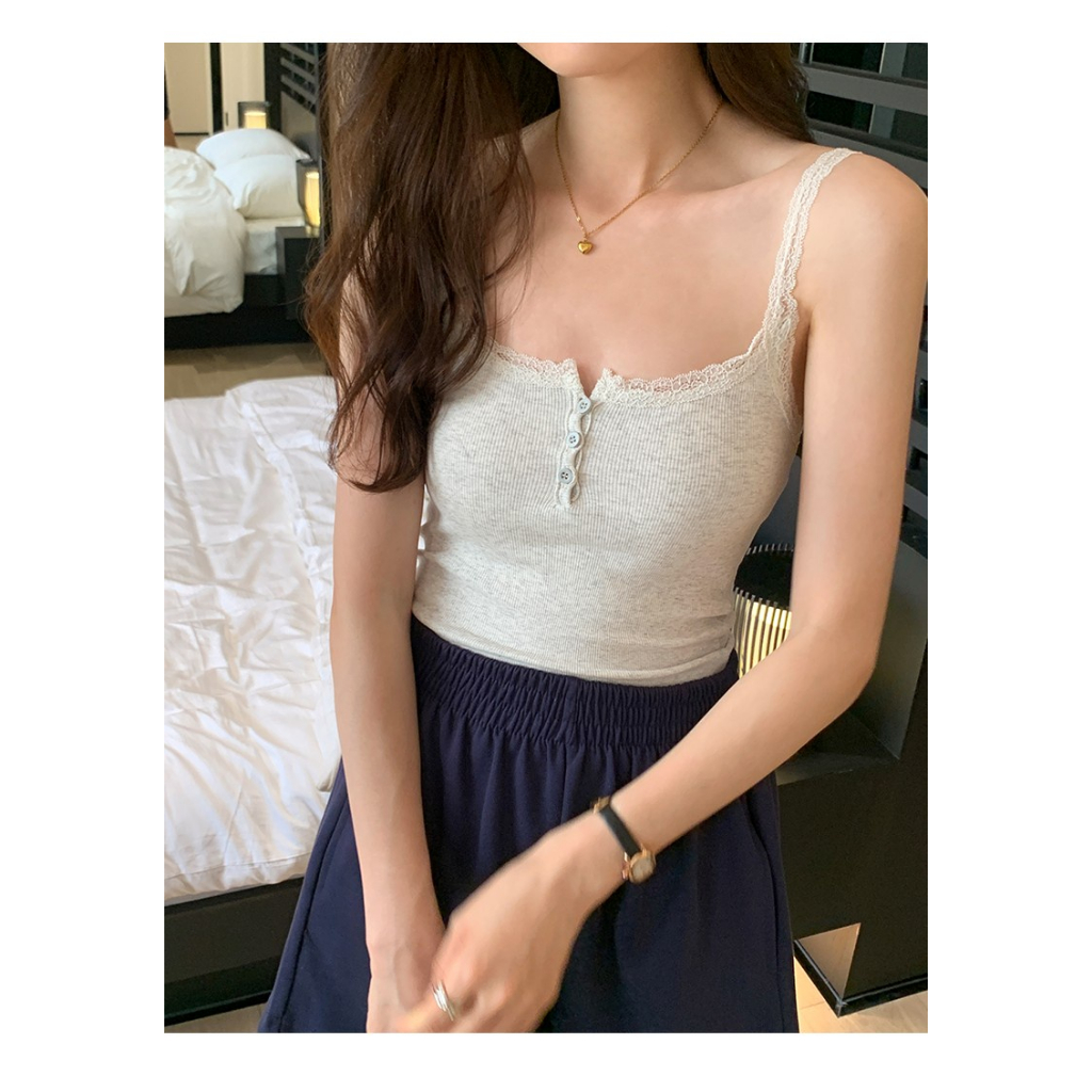 64288 Ren Skinny Áo Yếm Phụ Nữ Ngắn Hàng Đầu