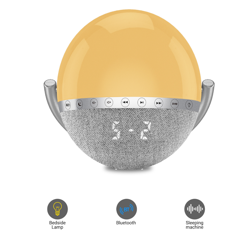 LEMEGA Loa nghe nhạc bluetooth,Không dây kết nối mini loa cầm tay đèn led