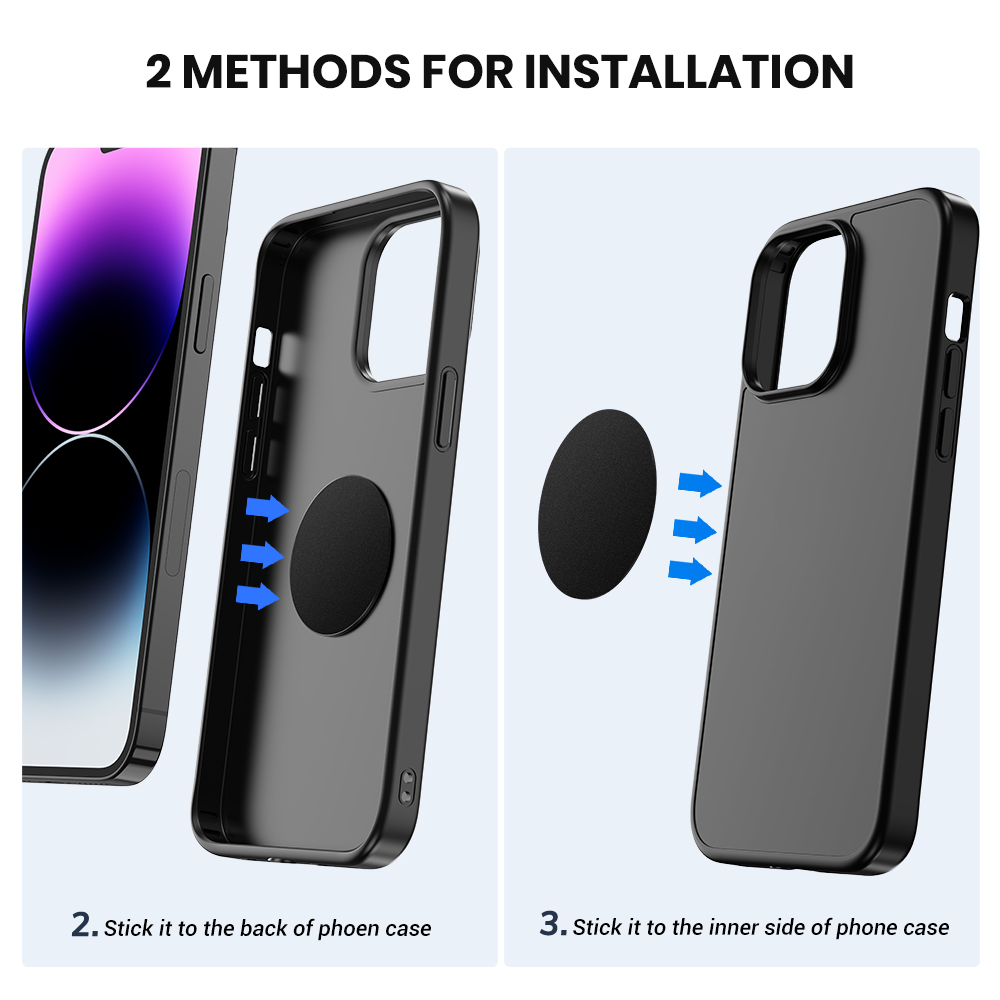 Topk Set 4 Giá Đỡ Điện Thoại Hít Nam Châm Bằng Kim Loại Dài 3m Tiện Dụng Cho Xe Hơi