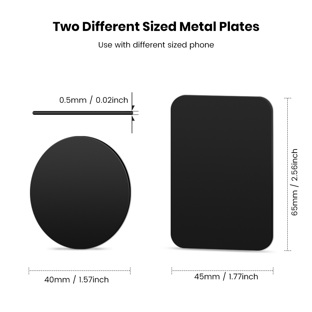 Topk Set 4 Giá Đỡ Điện Thoại Hít Nam Châm Bằng Kim Loại Dài 3m Tiện Dụng Cho Xe Hơi