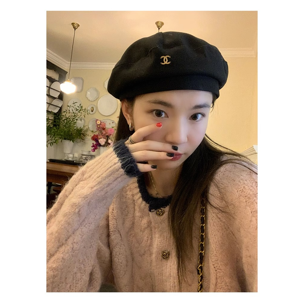 Áo Khoác cardigan Dệt Kim Màu Sắc Tương Phản Phong Cách Hàn Quốc Thời Trang Thu Đông Cho Nữ