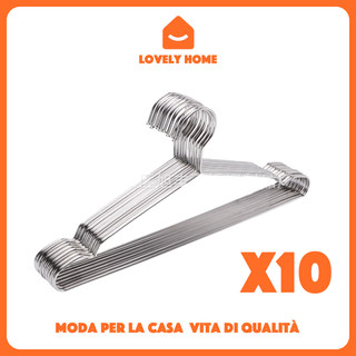 Móc treo quần áo inox 304, 10 móc treo quần áo người lớn tiện lợi- móc áo -móc