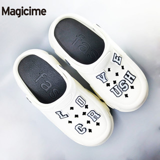 Magicime Phụ Kiện Trang Trí Giày Đục Lỗ In Chữ Tiếng Anh diy Có Thể Tháo Rời