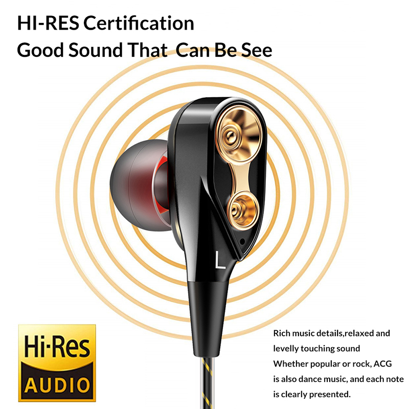 Topk Tai Nghe Nhét Tai Đầu Cắm 3.5mm Có mic Cho xiaomi huawei