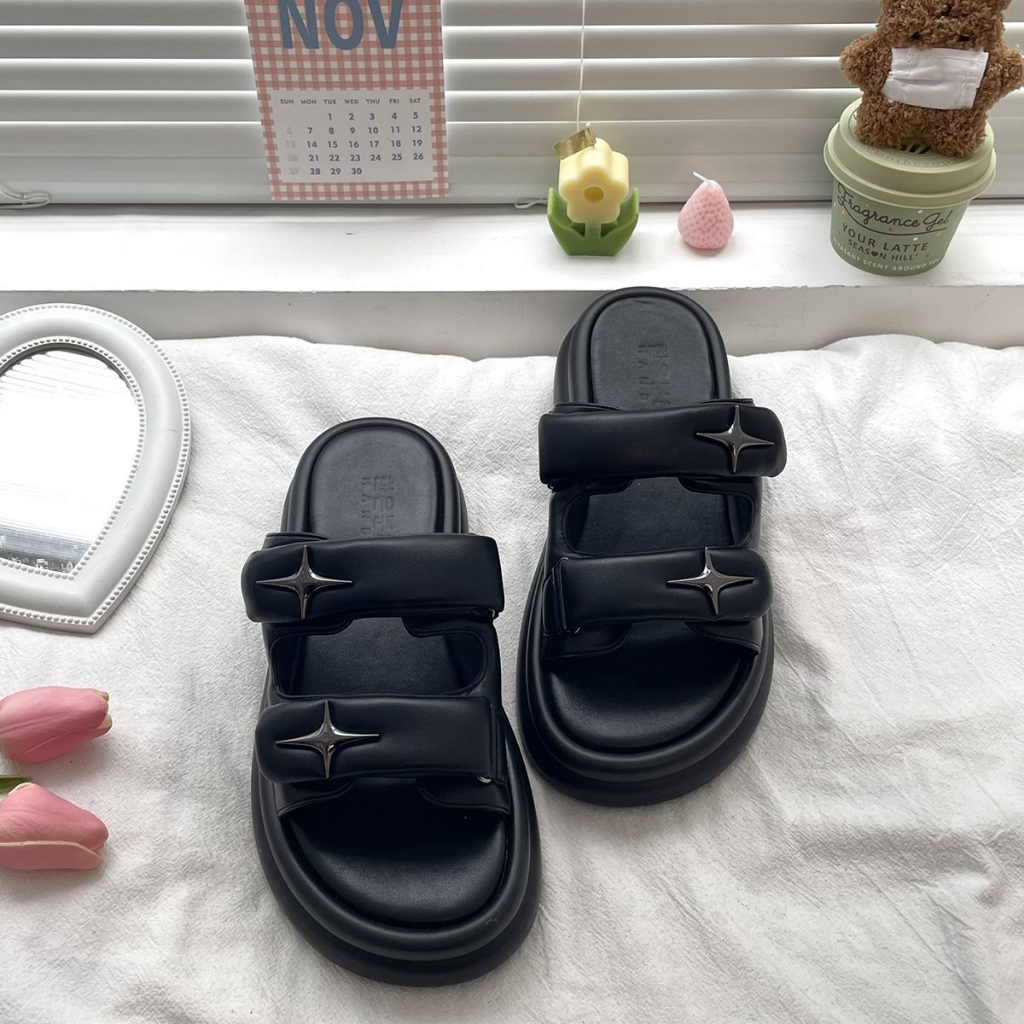 NOVA  dép sandal nữ dép bánh mì nữ dép bánh mì Chống Trượt 2023 NEW B98G1Q6 36Z230908