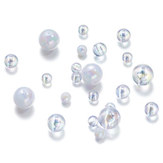 St.kunkka Set 30-50 Hạt Nhựa acrylic Trong Suốt 6mm-12mm Tự Làm Trang Sức Tiện Lợi