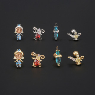 1 Khuyên Tai Hoạt Hình Công Chúa jasmine