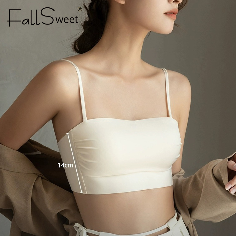 FallSweet 32-38 Áo Ngực Không Gọng Không Đường May Có Mút Nâng Ngực