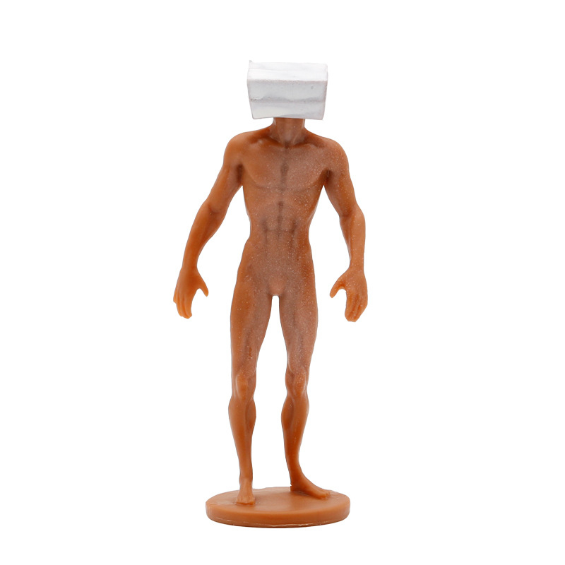 Mới Bộ 5 Mô Hình toilet man vs the audio Và camera Bằng pvc