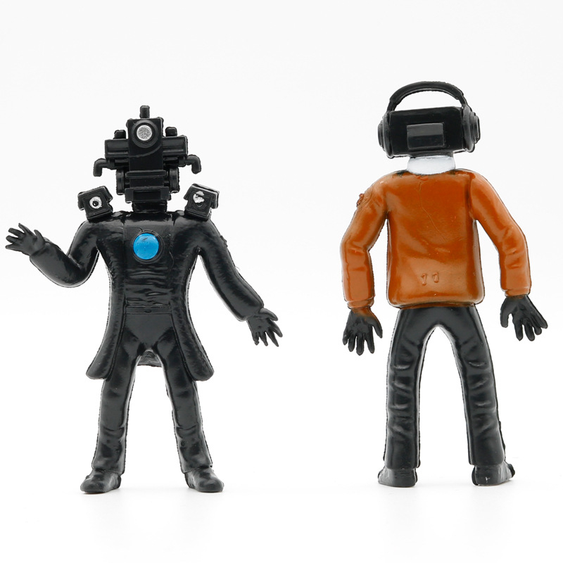 Mới Bộ 5 Mô Hình toilet man vs the audio Và camera Bằng pvc