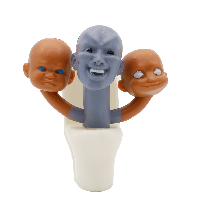 Mới Bộ 5 Mô Hình toilet man vs the audio Và camera Bằng pvc