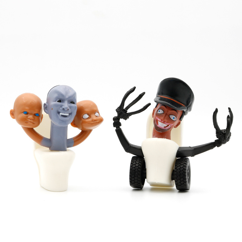 Mới Bộ 5 Mô Hình toilet man vs the audio Và camera Bằng pvc