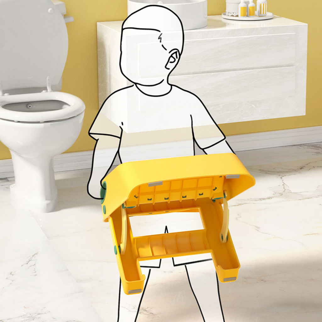 Ghế kê chân Toilet cho bé ghế bậc thang cho bé đa năng, ghế để chân bồn cầu gác chân cho bé
