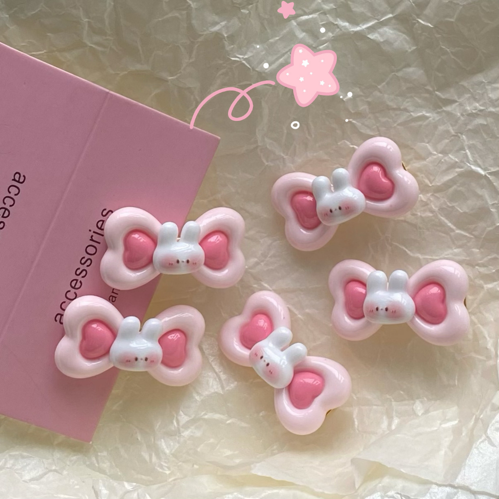 Beautycoco🍊Dễ Thương Kẹp Tóc Hình Ngôi Sao / Trái Tim mini Kiểu Nhật Bản Đáng Yêu Cho Nữ