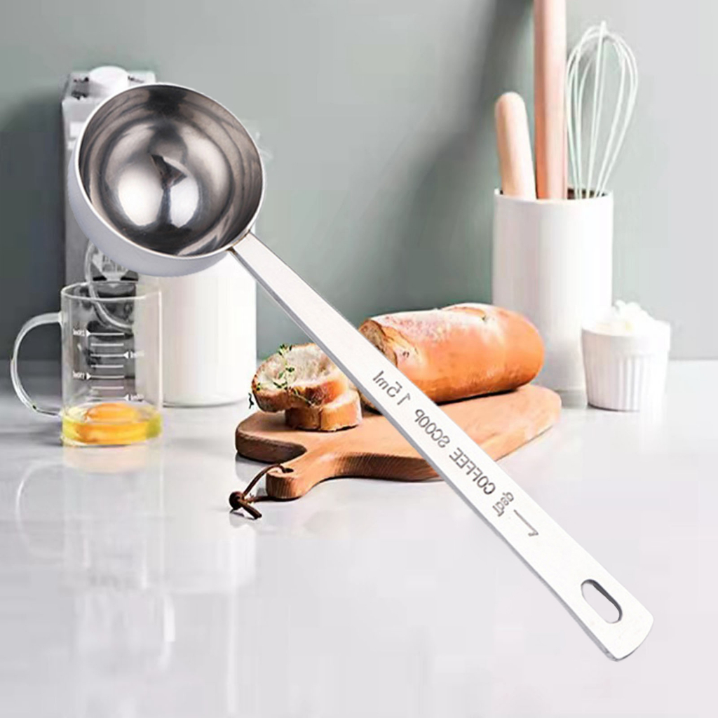 Shamjina Muỗng Đong Cà Phê 15ml Với Tay Cầm Dài