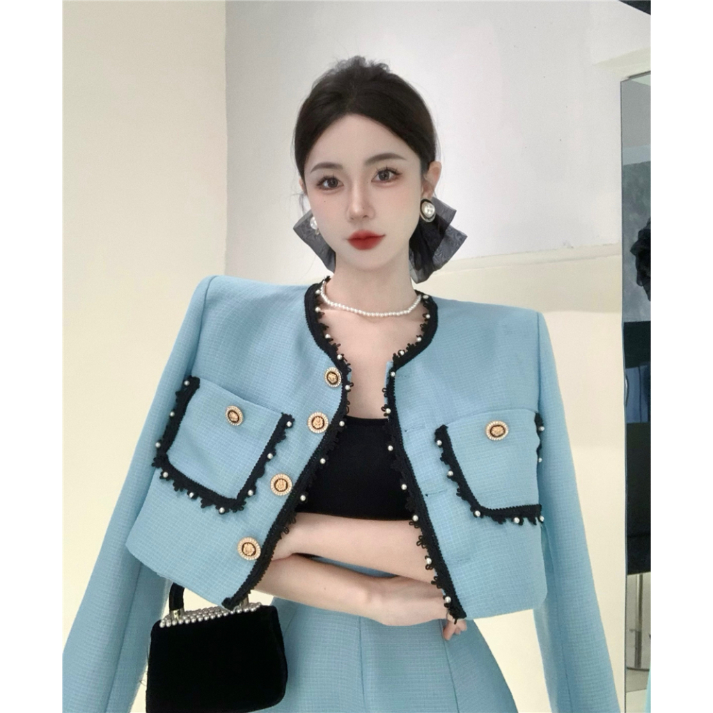 Set Áo Váy Xòe Hai Món Thời Trang Mùa Đông Mới 2023 Dành Cho Bạn Nữ Tuổi Trung Niên