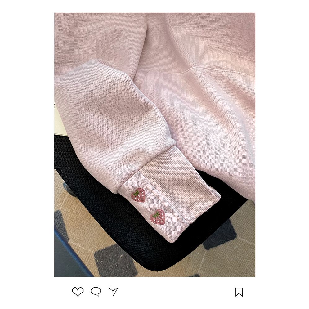 Áo Hoodie Hai Lớp Vải Mỏng Ấm Áp Thời Trang Dành Cho Nữ