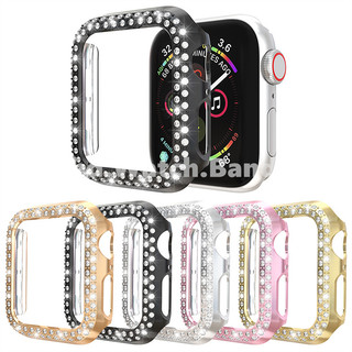 Ốp Bảo Vệ Bằng pc Đính Kim Cương Cho apple watch series ultra 8 7 6 se 5 4 3 2 1 49mm 45mm 41mm 44mm 40mm 42mm 38mm