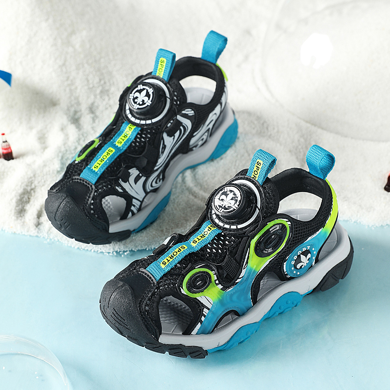 Xăng đan Thoáng Khí Chống Trượt Thời Trang Mùa Hè 2022 Dành Cho Bé Trai Size 26-37