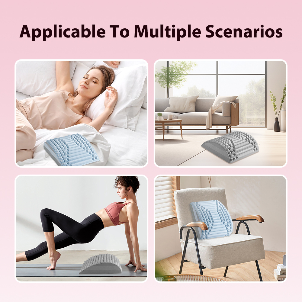 Wkouer Gối Xốp eva Kê Lưng / Cổ Hỗ Trợ massage Thư Giãn Giảm Đau