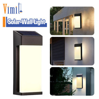Vimite Đèn led Năng Lượng Mặt Trời Cảm Biến Tự Động Chống Thấm Nước Trang Trí Vườn Hành Lang Sân Vườn