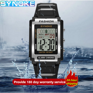 Synoke đồng hồ thể thao điện tử chống thấm nước 50m cá tính cho nam