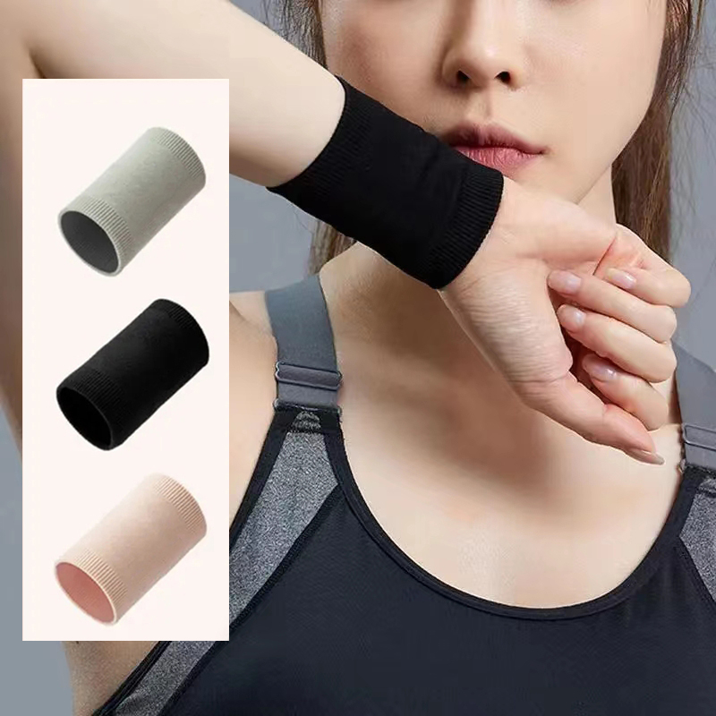 Set 2 Băng Đeo Cổ Tay Co Giãn Thoáng Khí Hỗ Trợ Luyện Tập Thể Thao