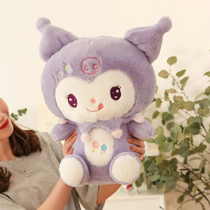 Gối búp bê Kurome Búp bê ngủ Đồ chơi nhồi bông sang trọng Sanrio búp bê sang trọng