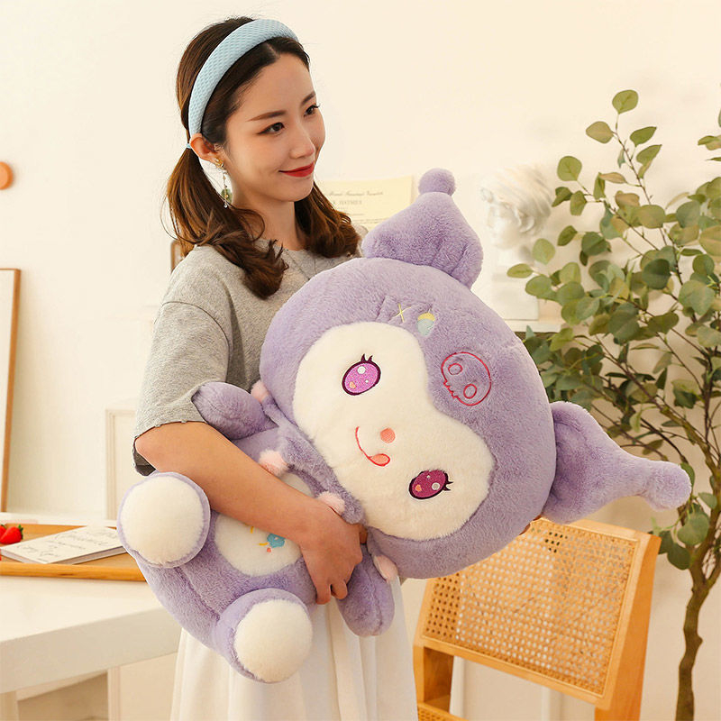 Gối búp bê Kurome Búp bê ngủ Đồ chơi nhồi bông sang trọng Sanrio búp bê sang trọng