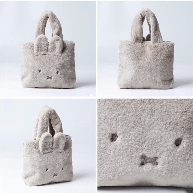 Dễ Thương Túi Xách Hình Thỏ Nhồi Bông Cỡ Lớn Thời Trang Thu Đông Cho Nữ