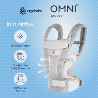 Ergobaby Đai Địu Em Bé Bằng Lưới Thoáng Khí