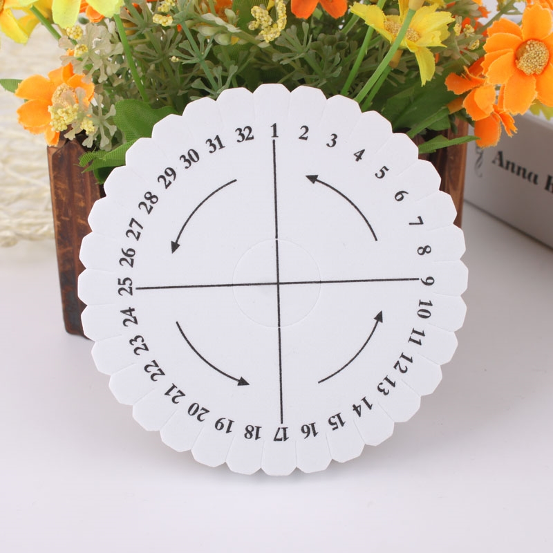 Set 4 Đĩa Thắt Bím Thủ Công Hình Vuông Tròn