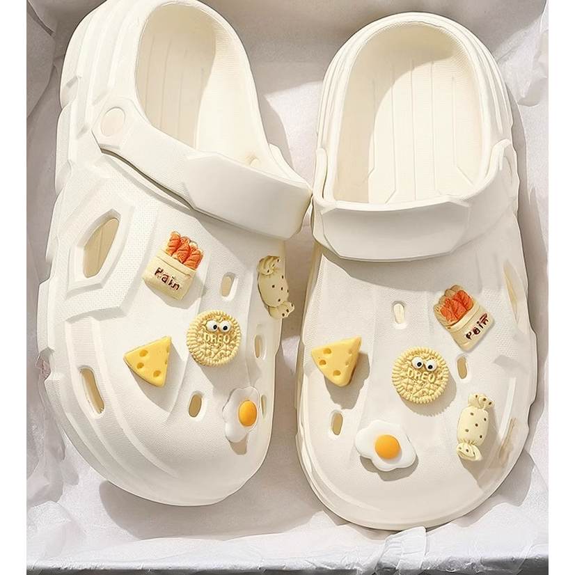 ICCLEK dép cross sandal nữ dép đi biển dép đế cao Thoải Mái Xinh Xắn  FDL2390QV4 37Z230911