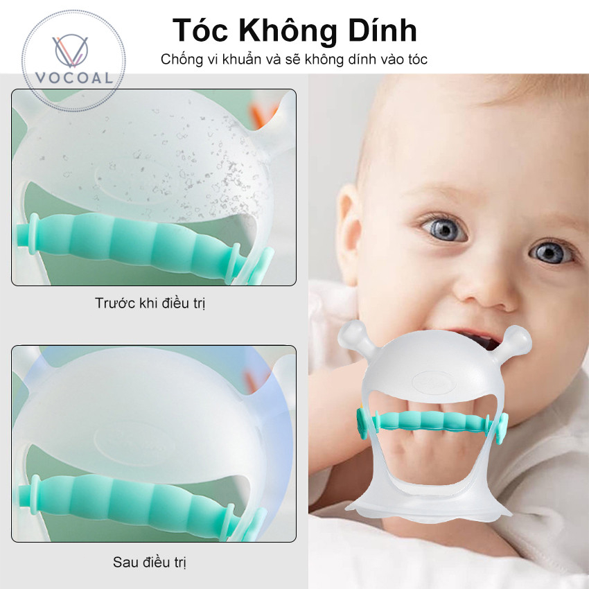 Vocoal Đồ Chơi Ngậm Mọc Răng Bằng silicone Chống Rơi Cho Bé Đồ chơi bằng