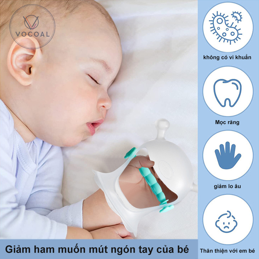 Vocoal Đồ Chơi Ngậm Mọc Răng Bằng silicone Chống Rơi Cho Bé Đồ chơi bằng