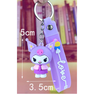 Sanrio Móc Khóa Xe Hơi Hình Melody Kuromi Kt Dễ Thương