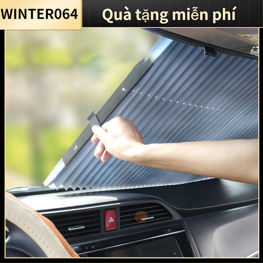 Tấm rèm che nắng ô tô Rèm che chắn nắng kính lái xe ô tô phụ kiện nội thất ô tô trang trí xe ô tô xe hơi Winter064
