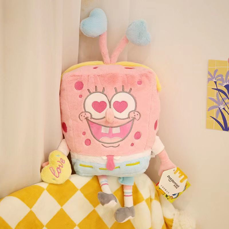 Thú Nhồi Bông Hình spongebob Dễ Thương Cho Bé