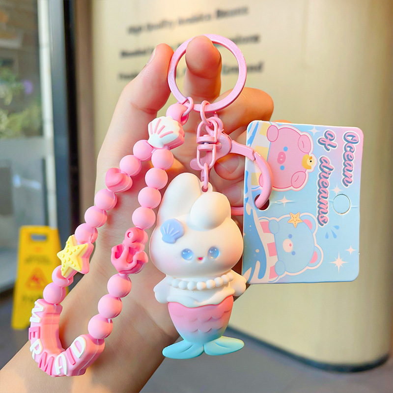Móc Khóa Hình Nàng Tiên Cá Dễ Thương