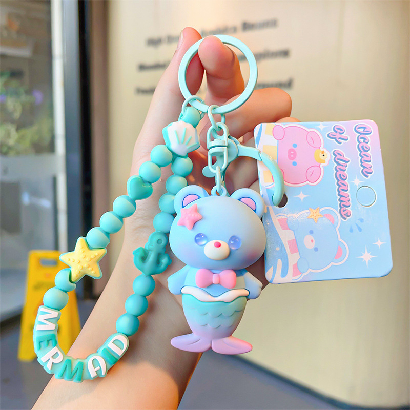 Móc Khóa Hình Nàng Tiên Cá Dễ Thương
