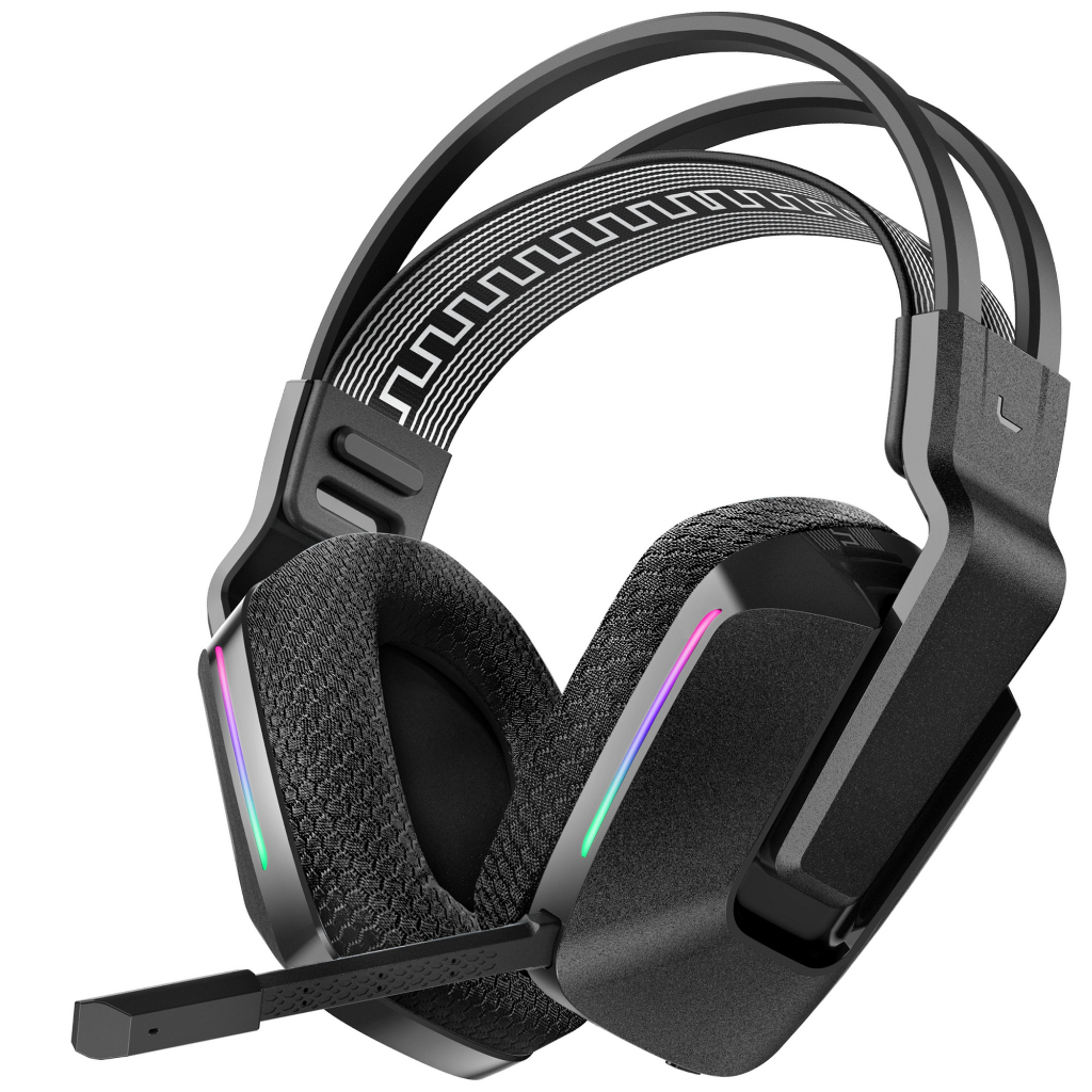 Tai nghe chơi game EASYSMX ESM-C09W RGB bluetooth không dây chụp tai có đệm đầu thích hợp cho PC/ PS4/ PS5/ điện thoại