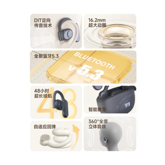 Tai Nghe Móc Tai Không Dây Kết Nối bluetooth Cho xiaomi / apple / huawei